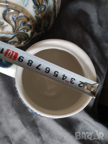 стар керамичен сервиз за вино, снимка 3 - Антикварни и старинни предмети - 34174038