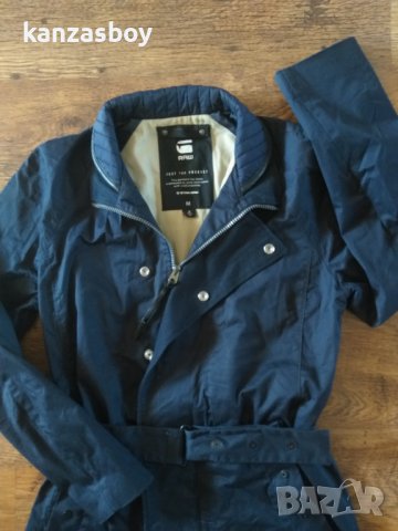 g-star minor long slim trench wmn - страхотен дамски тренч КАТО НОВ, снимка 4 - Якета - 38475326