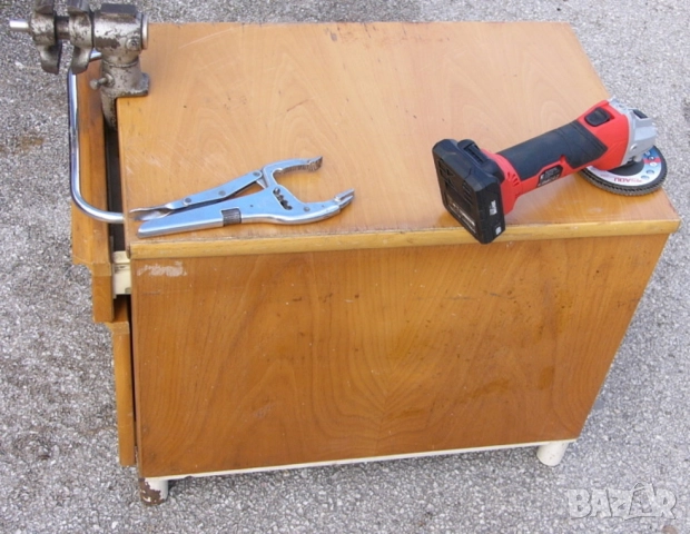 Оригинал KINNARPS Шведски Работен ШКАФ МАСА 72x44x54 см 26 кг Дървен Плот Тезгях с Чекмеджета БАРТЕР, снимка 6 - Други инструменти - 51947250