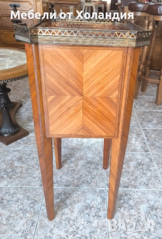 шкафче Луи 16-ти с интарзия, снимка 7 - Шкафове - 52524490