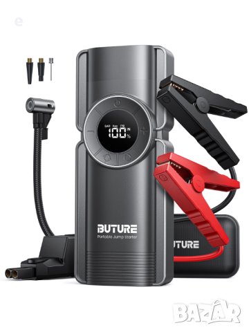 Aвариен стартер за акумулатори с възд.компресор 4в1 JumpStarter 2500A, снимка 2 - Аксесоари и консумативи - 35886028