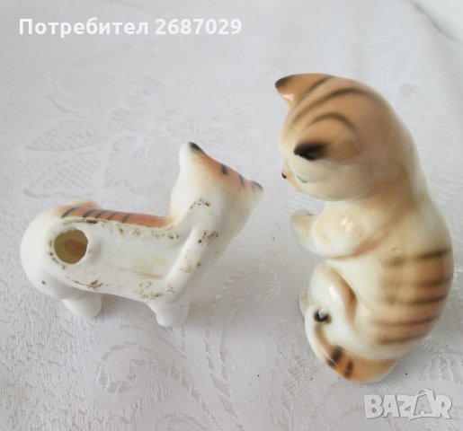  Котки котета котка коте фигура статуетка, луксозна котка, котка метал със сини очи, снимка 6 - Статуетки - 31623475
