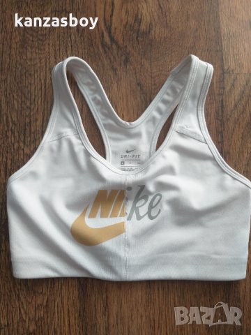  Nike SWOOSH MTLC FUTURA BRA - страхотно дамско бюстие КАТО НОВО, снимка 4 - Корсети, бюстиета, топове - 33901958