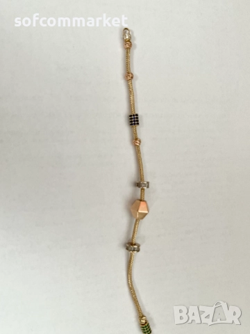 Златна гривна 14К - 5.46 гр., снимка 4 - Гривни - 52933933