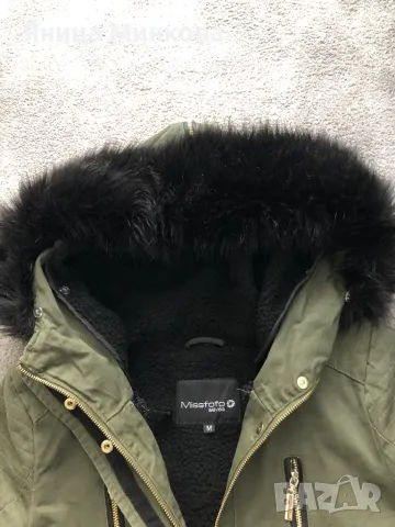 Дамско зимно яке Miss fofo, снимка 6 - Якета - 47366532