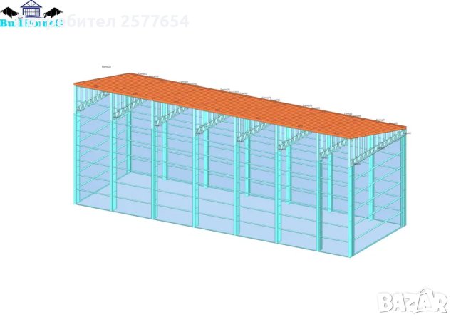 ЛИЗИНГ - Халета, Хале, Магазини, Магазин, Складове 140м2-20м х 7м х 6, снимка 4 - Строителни материали - 44181952