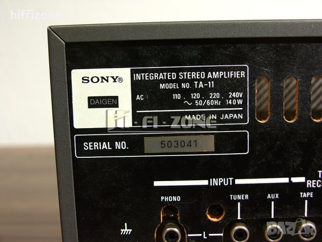 УСИЛВАТЕЛ  Sony ta-11 , снимка 9 - Ресийвъри, усилватели, смесителни пултове - 42903920