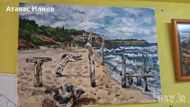 Морски пейзаж , снимка 4 - Картини - 50715839