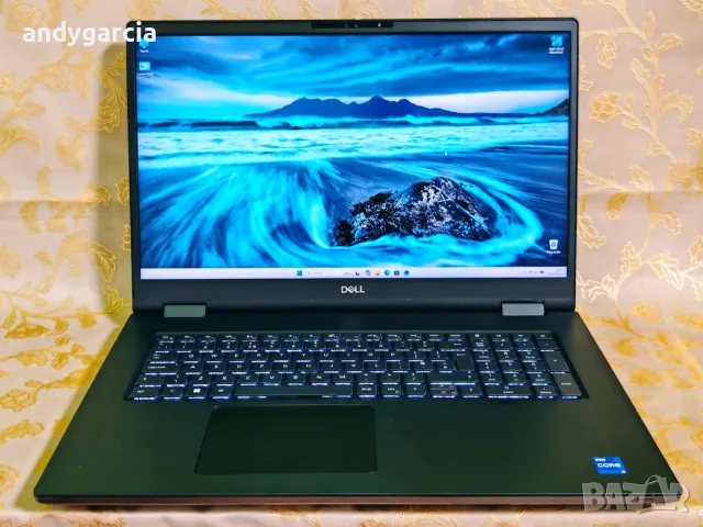 Dell Precision 7770/Intel Core i5-12600HX/16GB RAM/512GB NVMe/Intel UHD/17.3 FHD IPS 100% DCI-P3, снимка 15 - Лаптопи за работа - 55847805