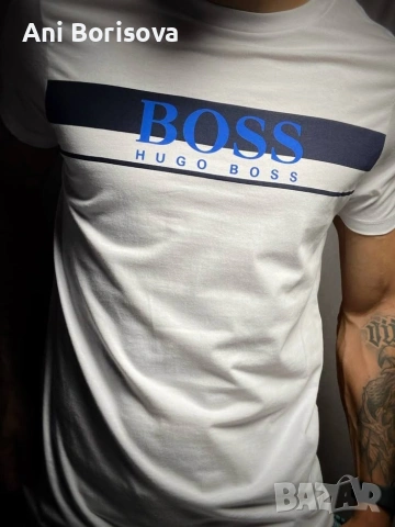 Мъжки маркови тениски Hugo Boss Nike Tommy Hilfiger Guess, снимка 2 - Тениски - 54247257