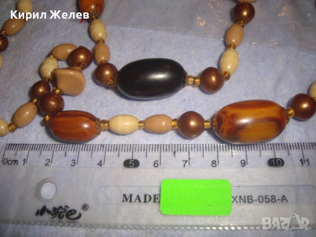 МНОГО СТАРА ОГЪРЛИЦА с ФАТУРАН - КЕХЛИБАР БАКЕЛИТ и МЪНИСТА МАЙСТОРСКА ИЗРАБОТКА РЕТРО КОЛИЕ 27960, снимка 13 - Антикварни и старинни предмети - 37094922