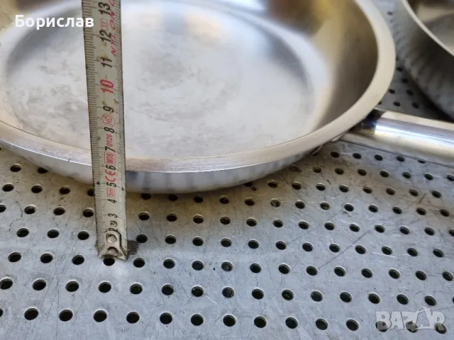 Тигани - неръждаеми, снимка 3 - Съдове за готвене - 47610402