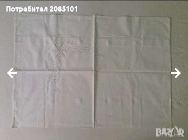 Бели калъфки рязана бродерия, снимка 2 - Спално бельо - 52185718