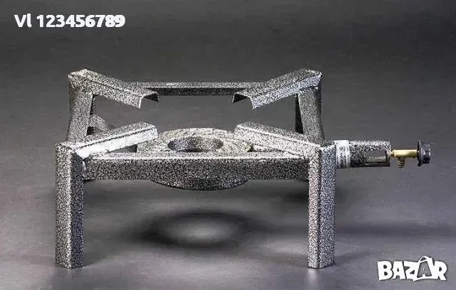 Български газов котлон, пиростия, саджак с горелка 9 КВт