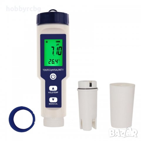 5-в-1 тестер за pH,TDS,EC, соленост, температура, WQM-303, снимка 10 - Други - 36747279