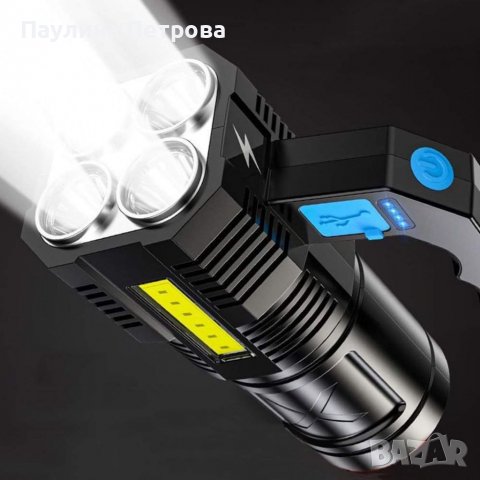 LED фенер със соларно зареждане 502, снимка 1 - Прожектори - 39317488