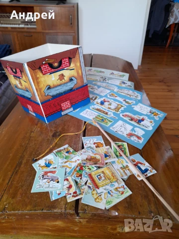 Стара Детска игра лото Max + Moritz, снимка 2 - Други ценни предмети - 51171987
