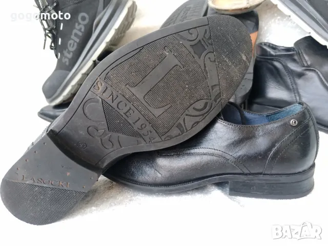 КАТО НОВИ LUX мъжки обувки LASOCKI, 💯% висококачествена естествена кожа, N -40-41, снимка 2 - Ежедневни обувки - 50153818