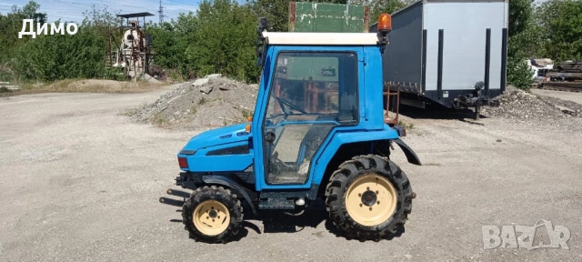 Трактор **Iseki 20 к.с. 4x4 с кабина | Внос Германия | Нови гуми , снимка 4 - Селскостопанска техника - 53339189