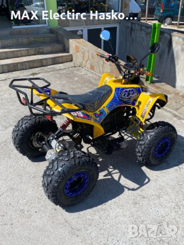 НОВО Електрическо ATV MaxMotors Grizzly SPORT 1500W/60V/20Ah YELLOW/BLUE, снимка 7 - Мотоциклети и мототехника - 37913969