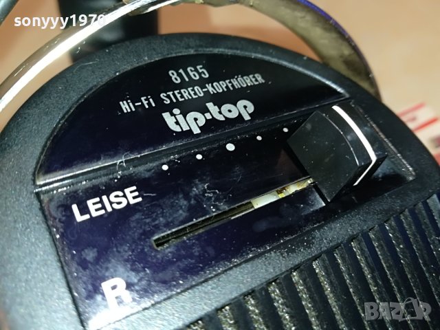 TIP-TOP 8165 HIFI-РЕТРО СЛУШАЛКИ ОТ ГЕРМАНИЯ 1305232000, снимка 4 - Слушалки и портативни колонки - 40691450