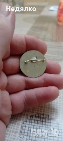 Чепел,100000 км,винтидж значка, рядка , снимка 3 - Колекции - 52416300