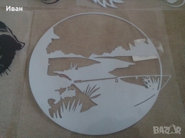 Стикер лепенка Риба Щука Елен Глиган Тигър за автомобил кола джип камион + подарък, снимка 14 - Аксесоари и консумативи - 28853901