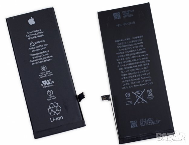 Батерия за Айфон 6s На 100% живот_iPhone 6s Battery, снимка 1 - Оригинални батерии - 31404713