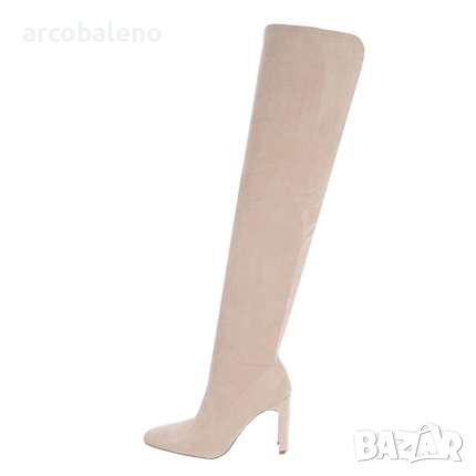 Дамски ботуши над коляното, 2цвята , снимка 6 - Дамски ботуши - 42501304