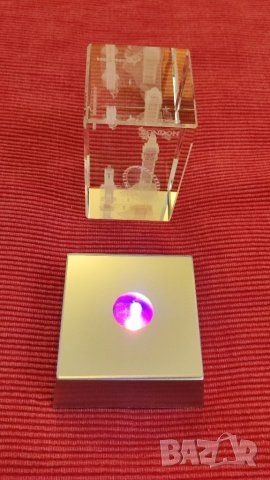 Кристално преспапие Лондон с осветление. , снимка 9 - Колекции - 39139439