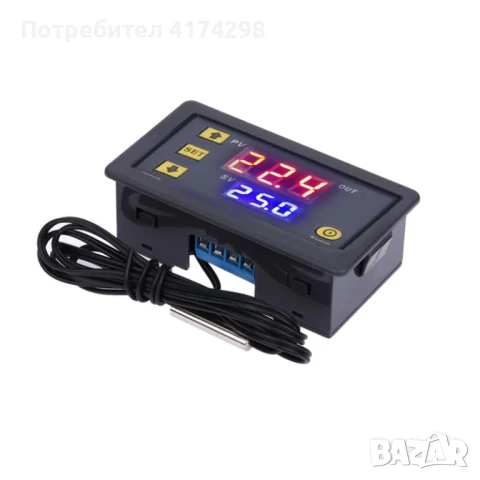 W3230  AC110-220V линия на сондата 20A цифров термостат за контрол на температурата с уред за, снимка 4 - Друга електроника - 50755684