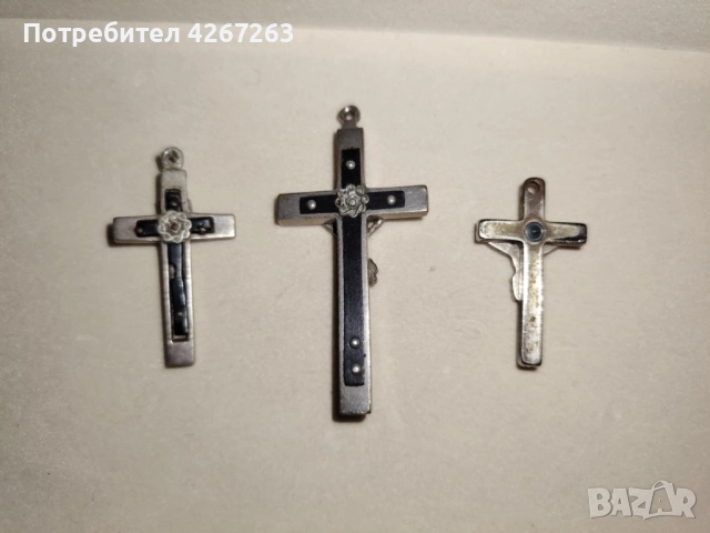 Старинни нагръдни разпятия, снимка 2 - Антикварни и старинни предмети - 52813090