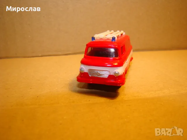H0 1/87 BARKAS БАРКАС ПОЖАРНА МОДЕЛ КОЛИЧКА ИГРАЧКА, снимка 2 - Колекции - 48996715