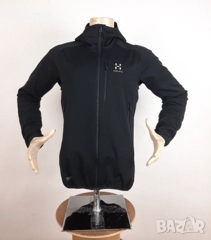 Haglofs Mistral Hood Gore - Оригинално мъжко софтшел яке размер M, снимка 2 - Якета - 52829536