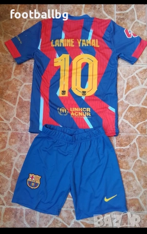 LAMINE YAMAL 10 ❤️⚽️ детско юношески футболни екипи НОВО сезон 2025-26 година , снимка 2 - Футбол - 35270487