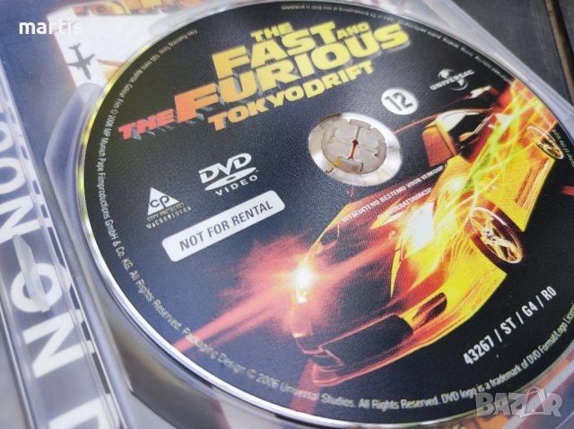 The Fast and the Furious Tokyodrift DVD, снимка 2 - DVD филми - 37868148