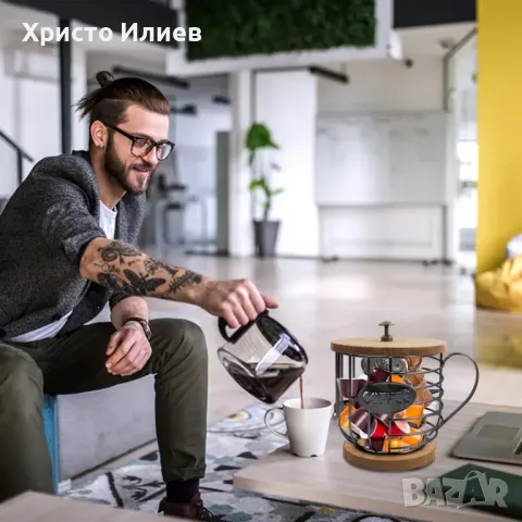 Органайзер Метална поставка за кафе капсули за Долче Густо Неспресо Nespresso Dolce Gusto Lavazza, снимка 8 - Кафемашини - 47747535