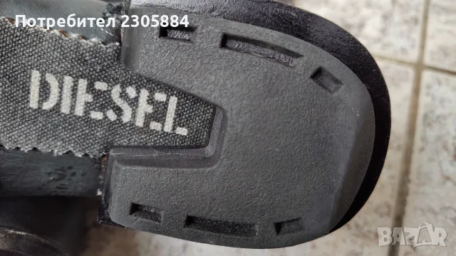 Дамски кожени ботуши Diesel, снимка 7 - Дамски ботуши - 48653371