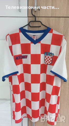 Фенска футболна тениска на Хърватия Хърватска Croatia, отлично състояние, размер L