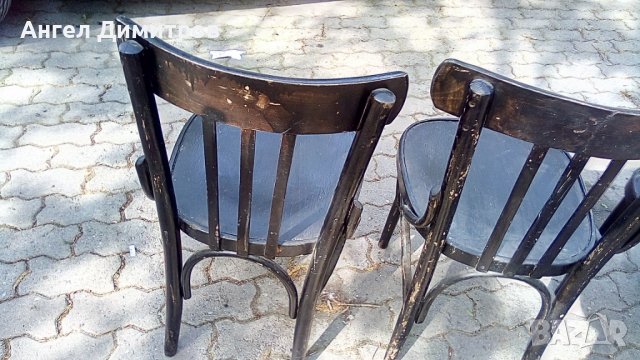 Пет дървени соц стола Виена, снимка 8 - Антикварни и старинни предмети - 36622306