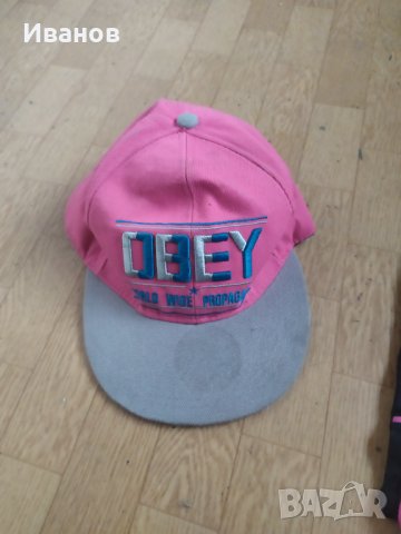 Шапка и раница на Lonsdale и и Obey, снимка 2 - Шапки - 32017655