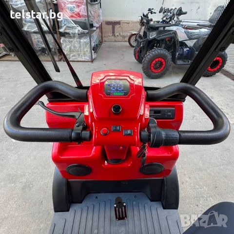 Електрическа четириколка GOLF-2 72V 23Ah 2-местна с покрив, снимка 13 - Мотоциклети и мототехника - 52414913