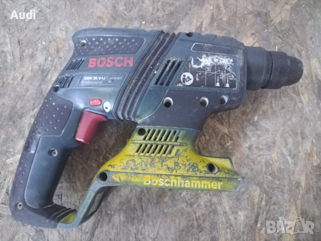 Акумулаторен перфоратор BOSCH GBH 36 V-LI Compact Professional 1.3Ah,  SDS-plus, енергия на удар 1.8, снимка 6 - Бормашини - 42135573