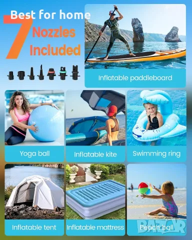 Електрическа SUP помпа Coanto 20PSI, снимка 8 - Друга електроника - 56498476