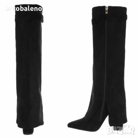 Дамски ботуши на висок ток, 2цвята , снимка 7 - Дамски ботуши - 52036924