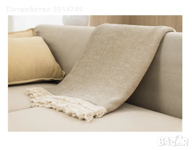 Одеяло произв. Испания, двулицево 25% памук 75% поли, меко и плътно, 220 гр/кв.м., 130х170см *НОВО*, снимка 5 - Олекотени завивки и одеяла - 47550555