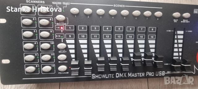 192 Канален Контролер за сценично осветление Showlite DMX., снимка 3 - Друга електроника - 54358919