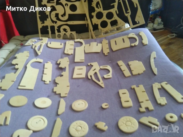 Дървен конструктор кола нов, снимка 5 - Конструктори - 51009050