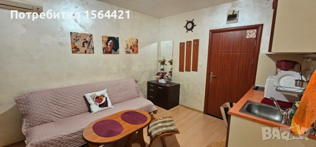 студио под наем, кк Слънчев Бряг, Cacao Beach, от Октомври до Май, снимка 3 - Апартаменти - 51582818