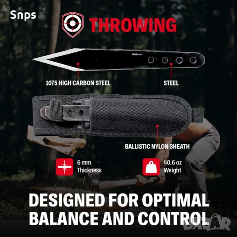 Ножове за хвърляне Condor Half Spin Knife Set, снимка 7 - Ножове - 44050940